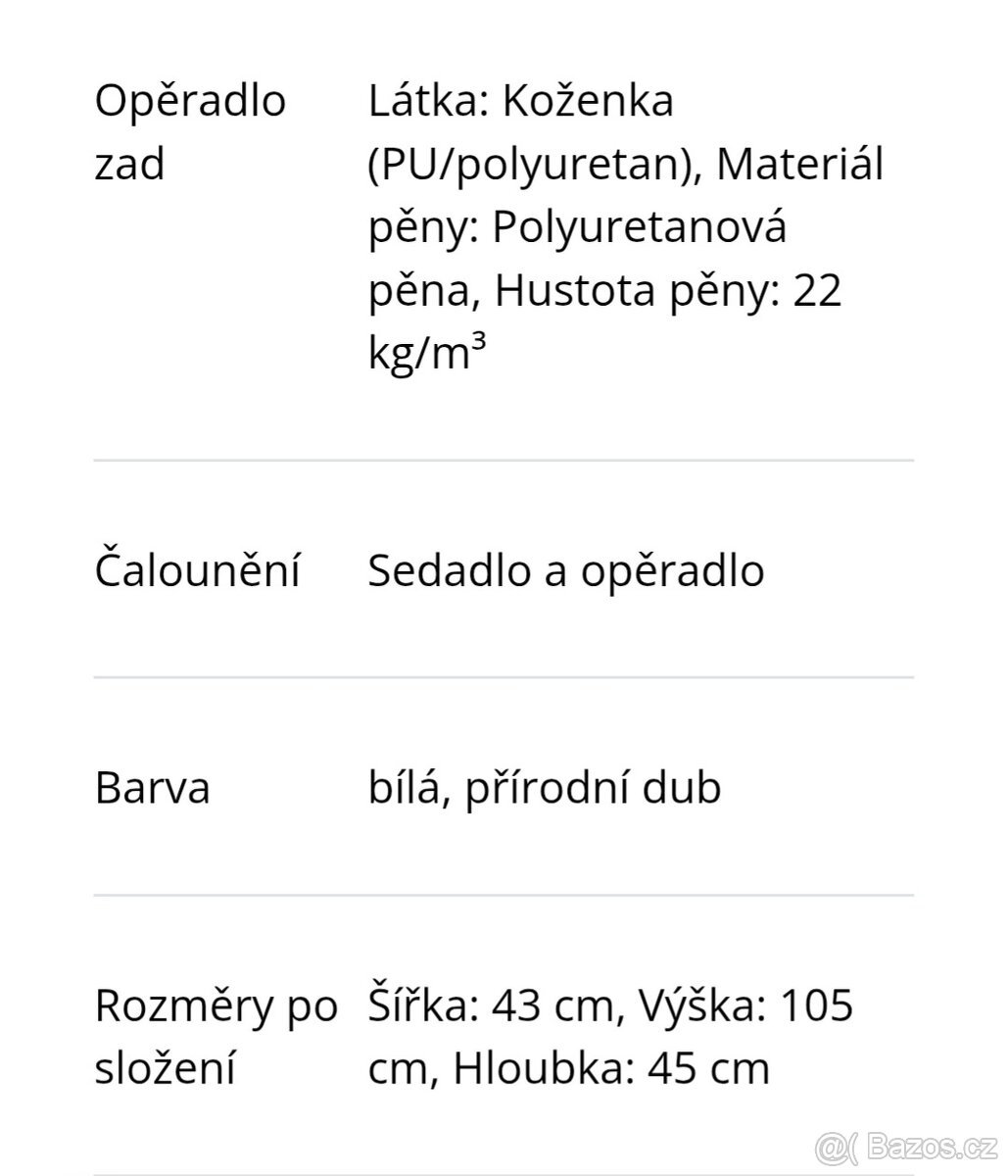 Barové židle 2 ks - 2