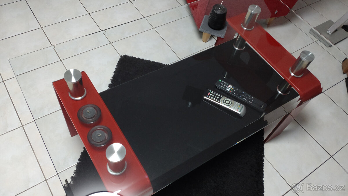 Konferenční stolek tvrzené sklo - 2