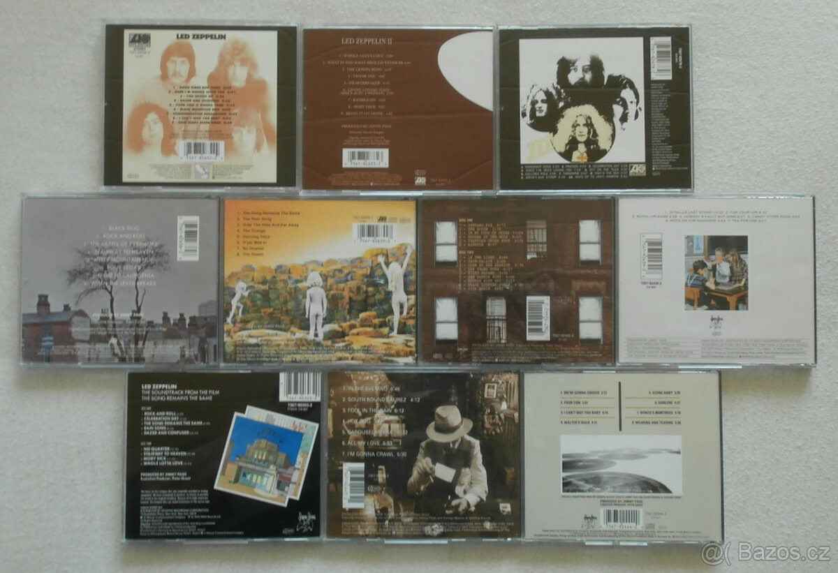 LED ZEPPELIN - kompletní řadová alba na CD - 2