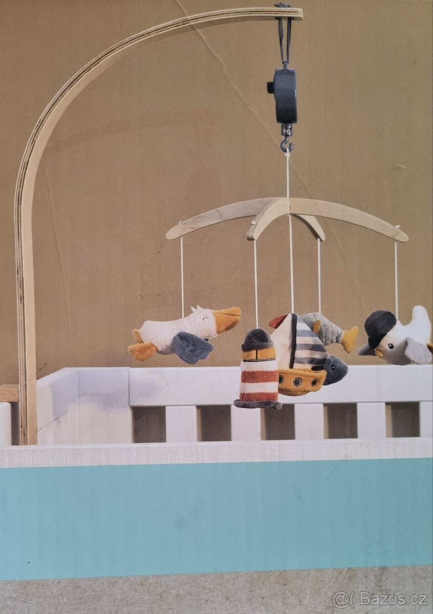 Dřevěný kolotoč nad postýlku Sailors Bay - 2