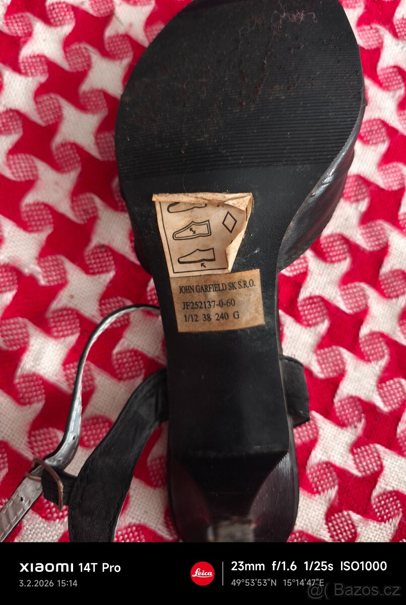 John Garfield otevřené lodičky - 2