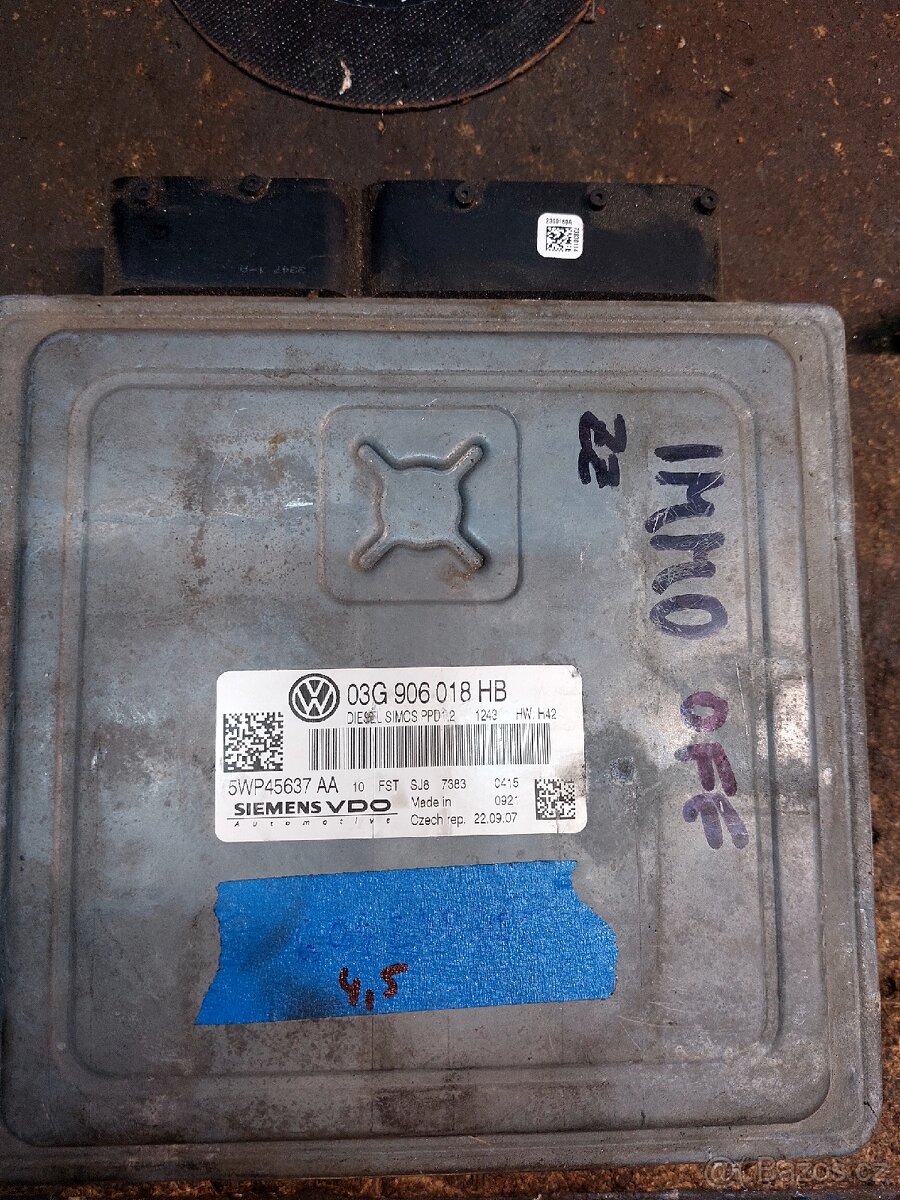 Řídící jednotka Octavia 2 rs tdi, BMN - 2