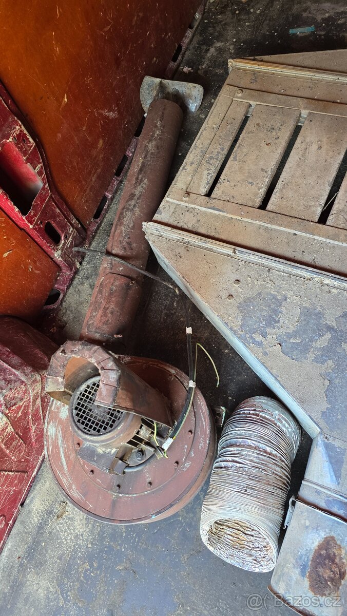 Odsávání technika do dilny. - 2