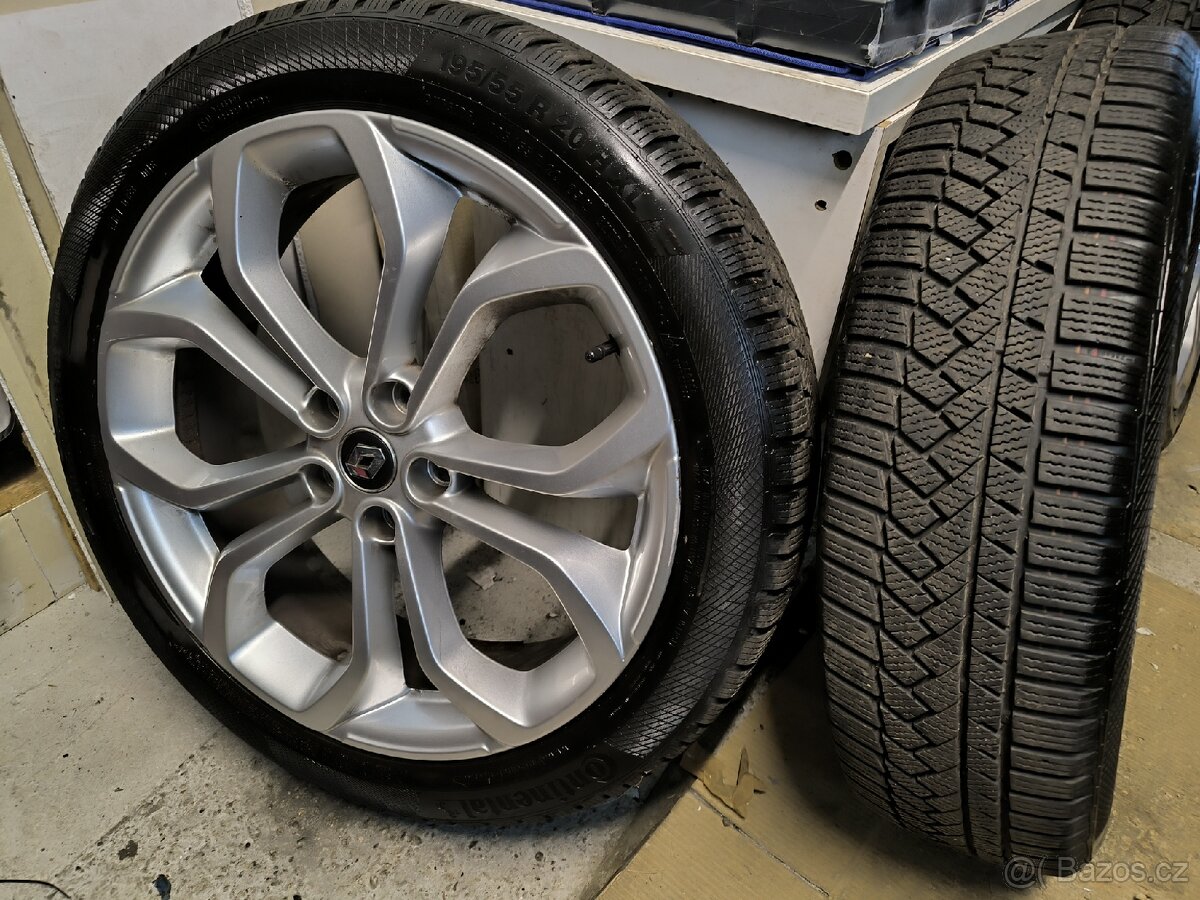 ALU kola Renault Scénic 5x114,3 r20 Originál,pneu 7mm+TPMS - 2