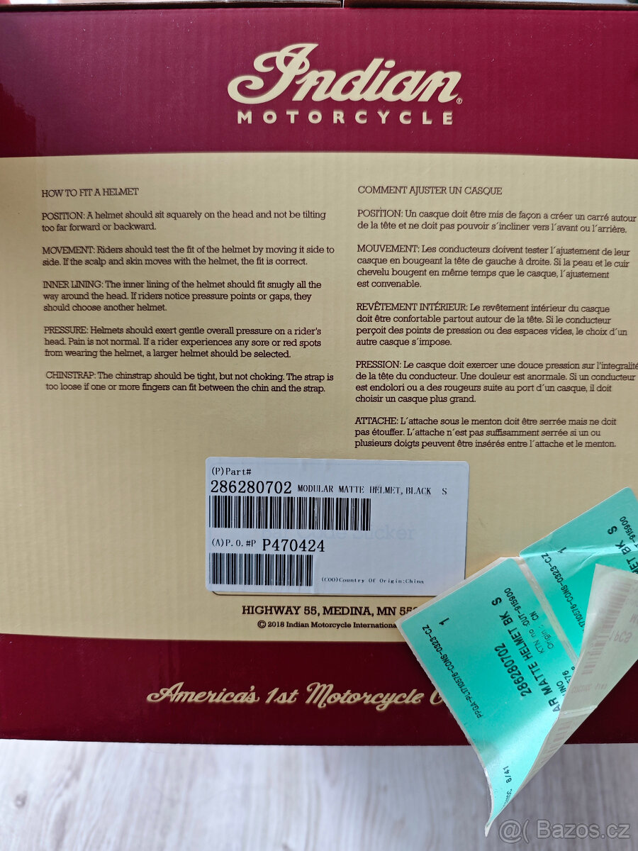 Originál Indian Motorcycle modulární helma - 2