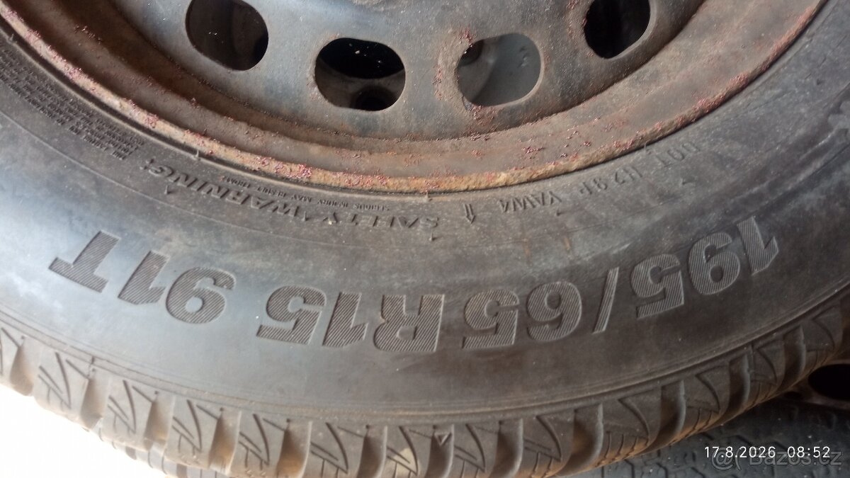4x pneu +disk Audi A4 - 2