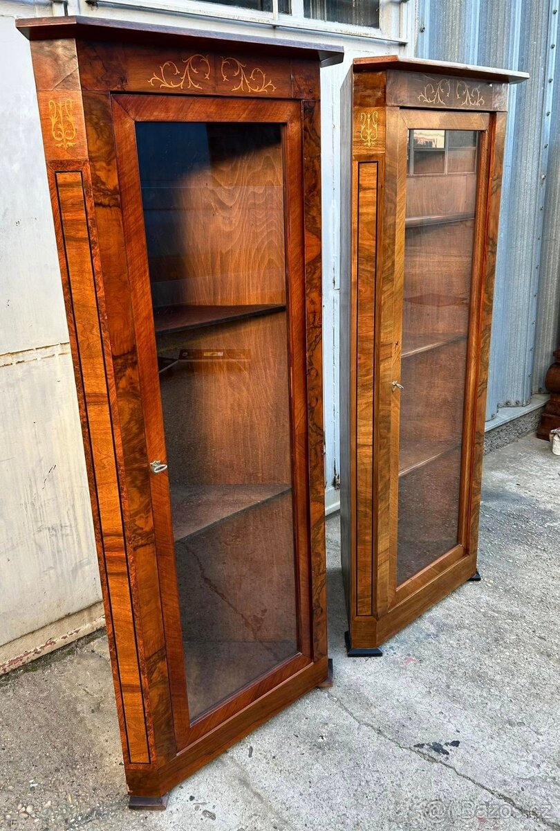 Biedermeier rohové vitríny - 2