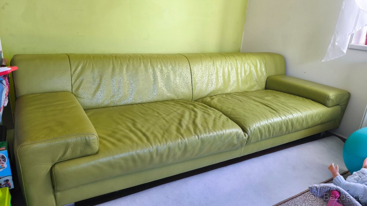 Kožený gauč Cuero za odvoz - 2