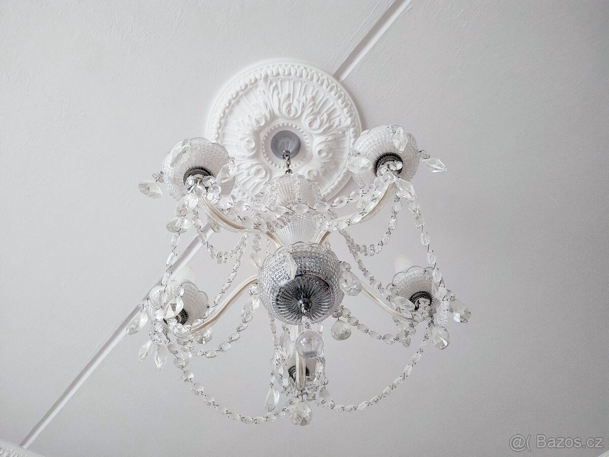 Kříšťálový lustr, perfektní stav - 2