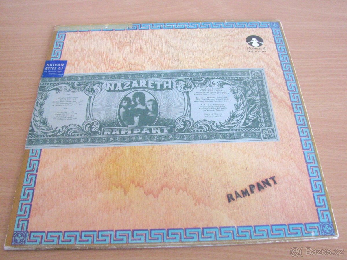 LP - NAZARETH - RAMPANT- MOON CREST / 197 - 2