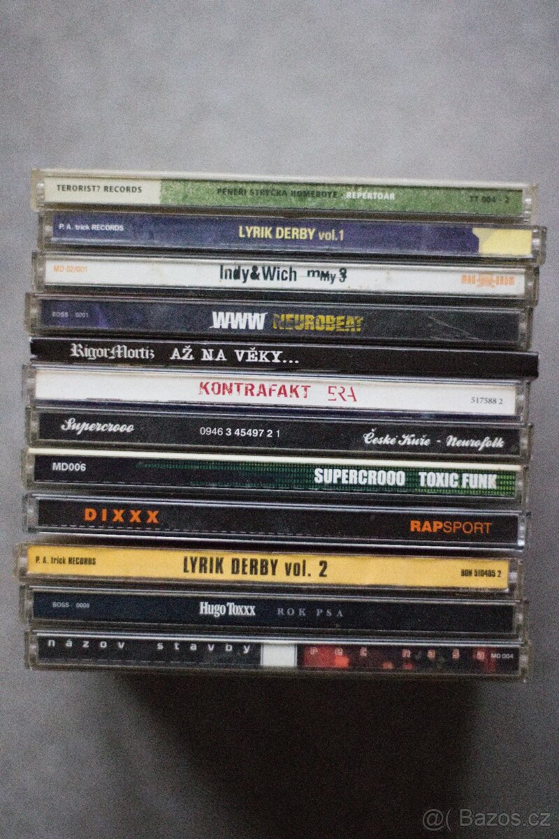 CZ/SK RAP CDs . V Textu - 2