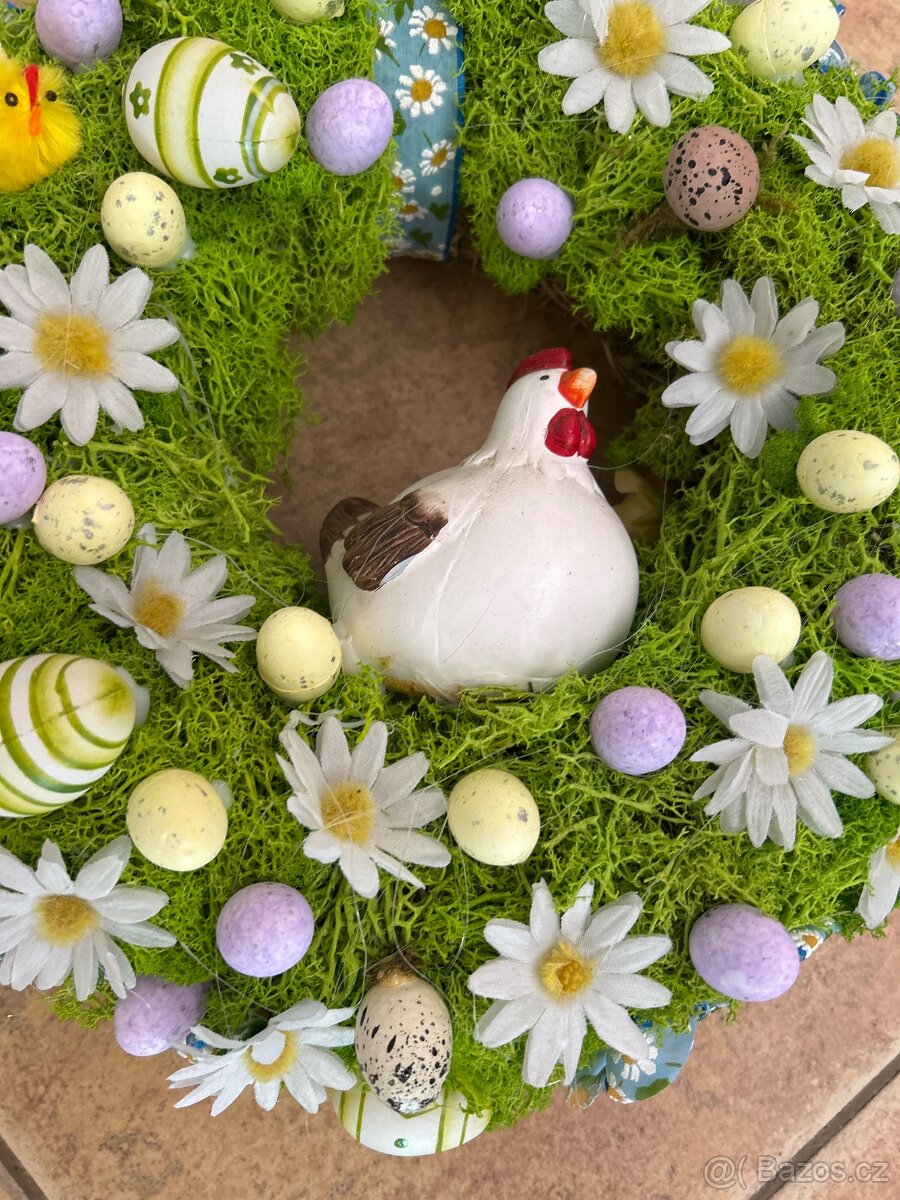 Velikonoční věnec na dvere - 2