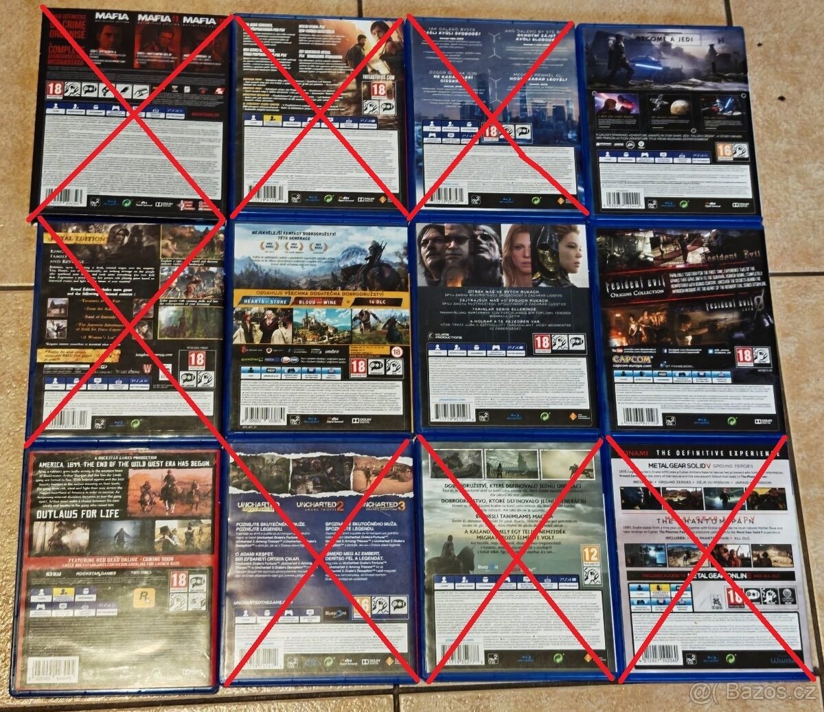 PS4 Hry Star Wars Zaklínač Resident Evil - 2