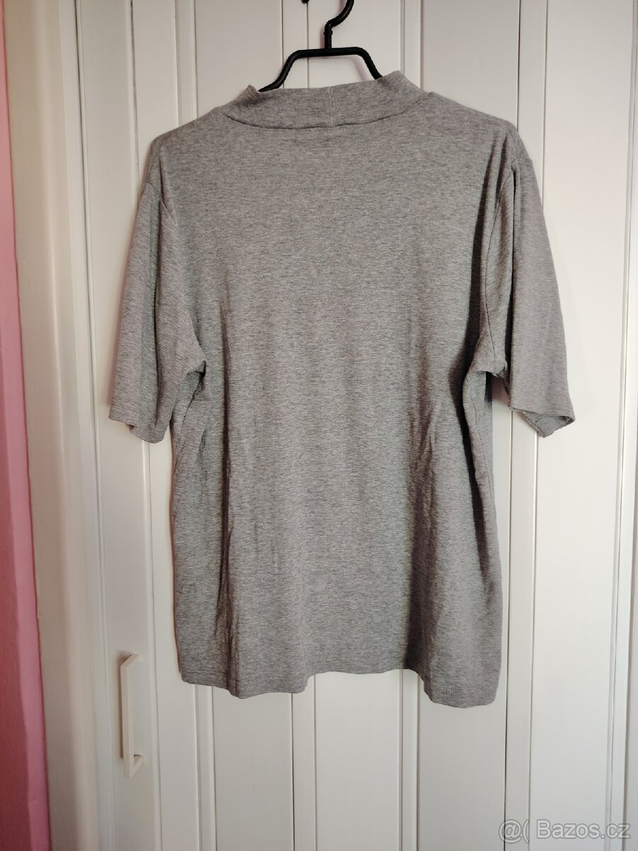 Šedé bavlněné tričko - 2