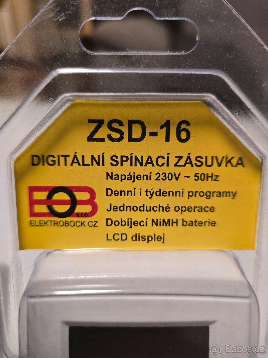 Digitální spínací zásuvka ZSD-16 (2ks) - 2