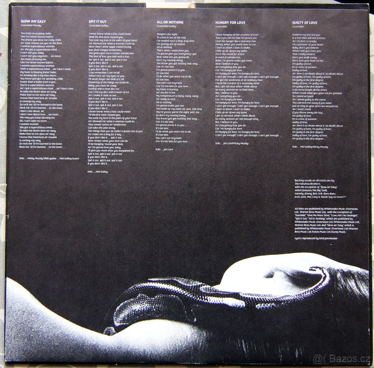 LP deska - Whitesnake - Slide It In - 2