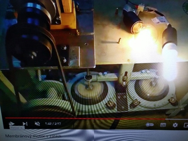 Membránový motor - 2