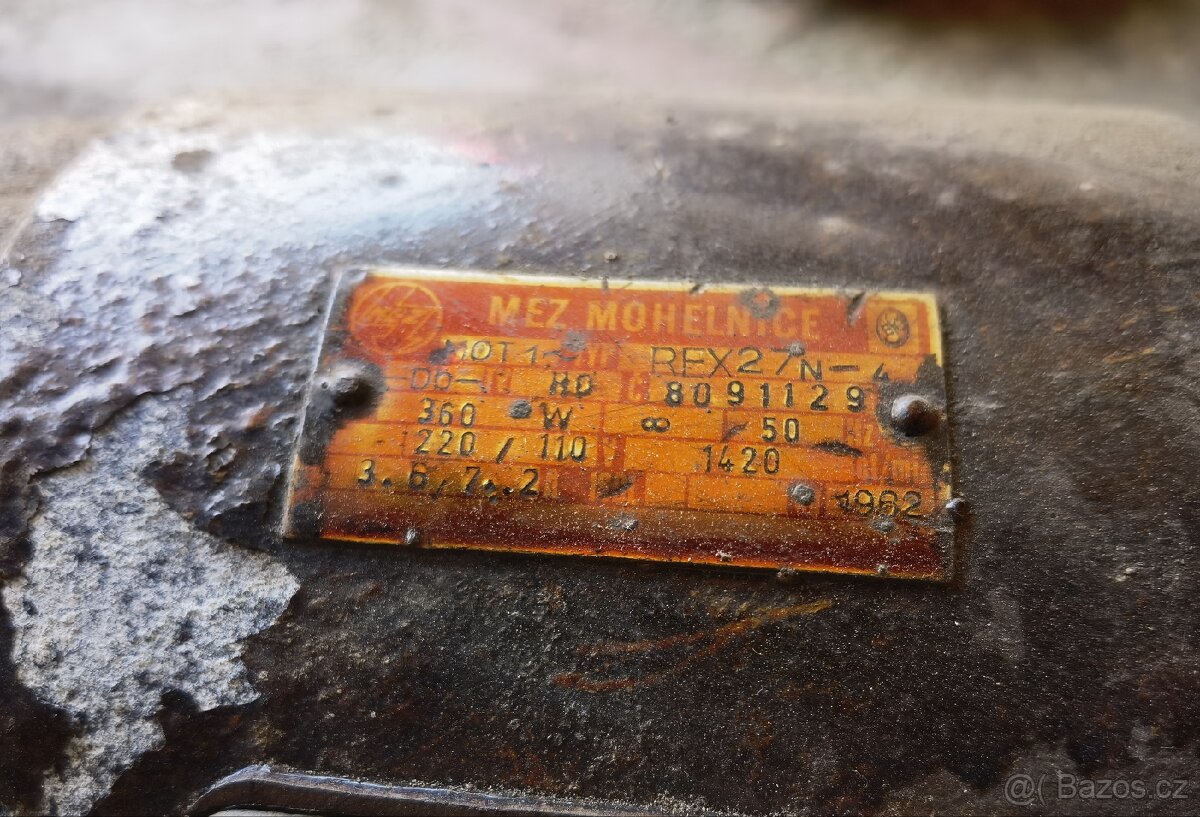 Elektromotor MEZ Mohelnice REX27N-4 - 2