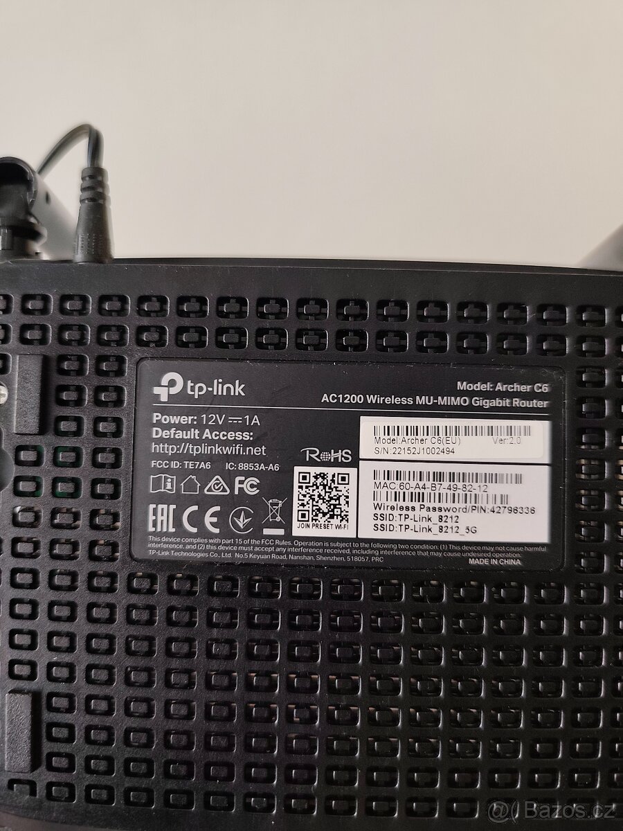 WiFi router TP-link Archer C6 - 2