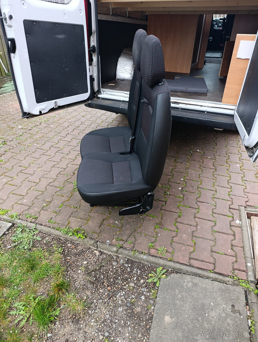 3x Dvojsedačka Ducato, Boxer, Jumper 2006-, Movano 2022- - 2