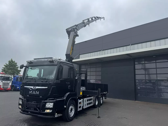 MAN TGS 26.460 6x2 - valník s hydraulickou rukou Palfinger