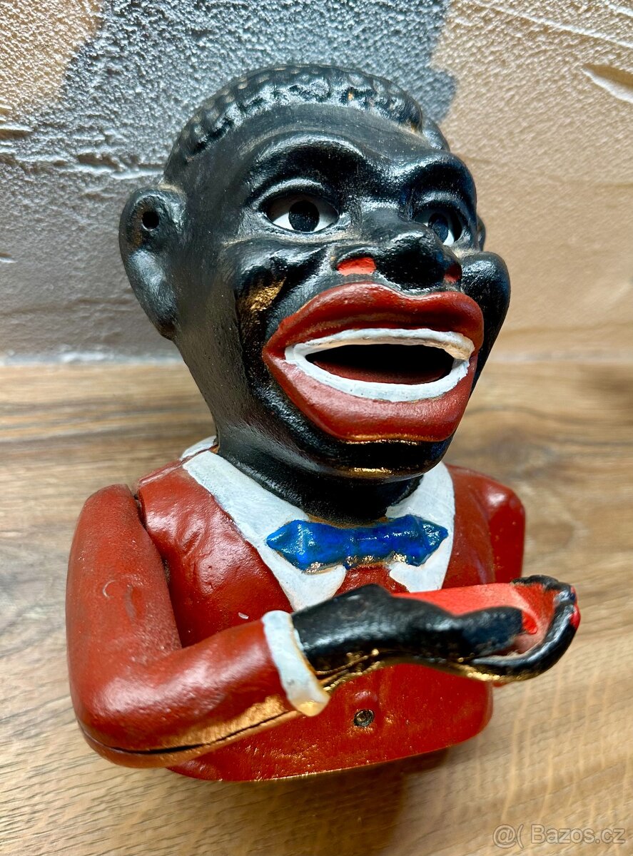 Stará mechanická pokladnička USA TOP kousek FUNKČNÍ - 2