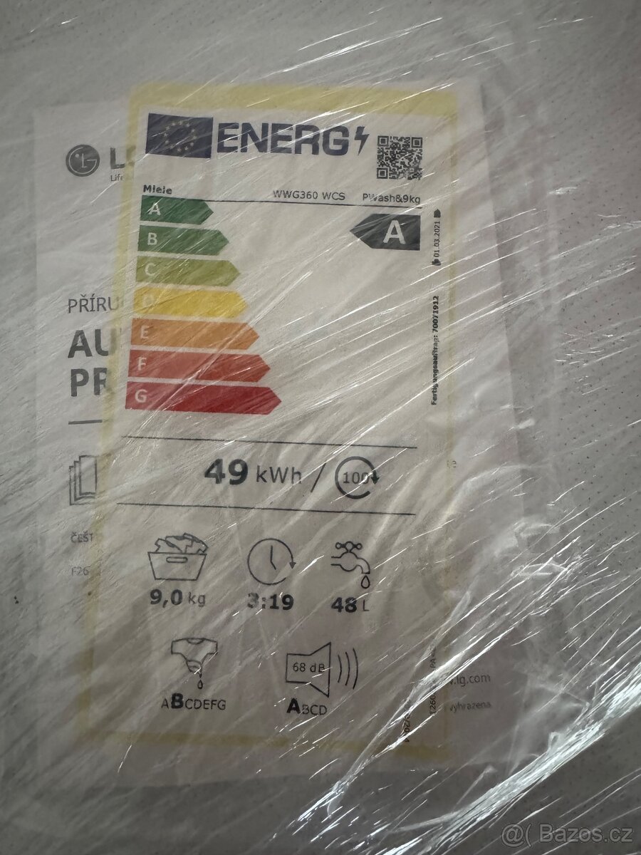 Prodám pračku LG, téměř nová - 2