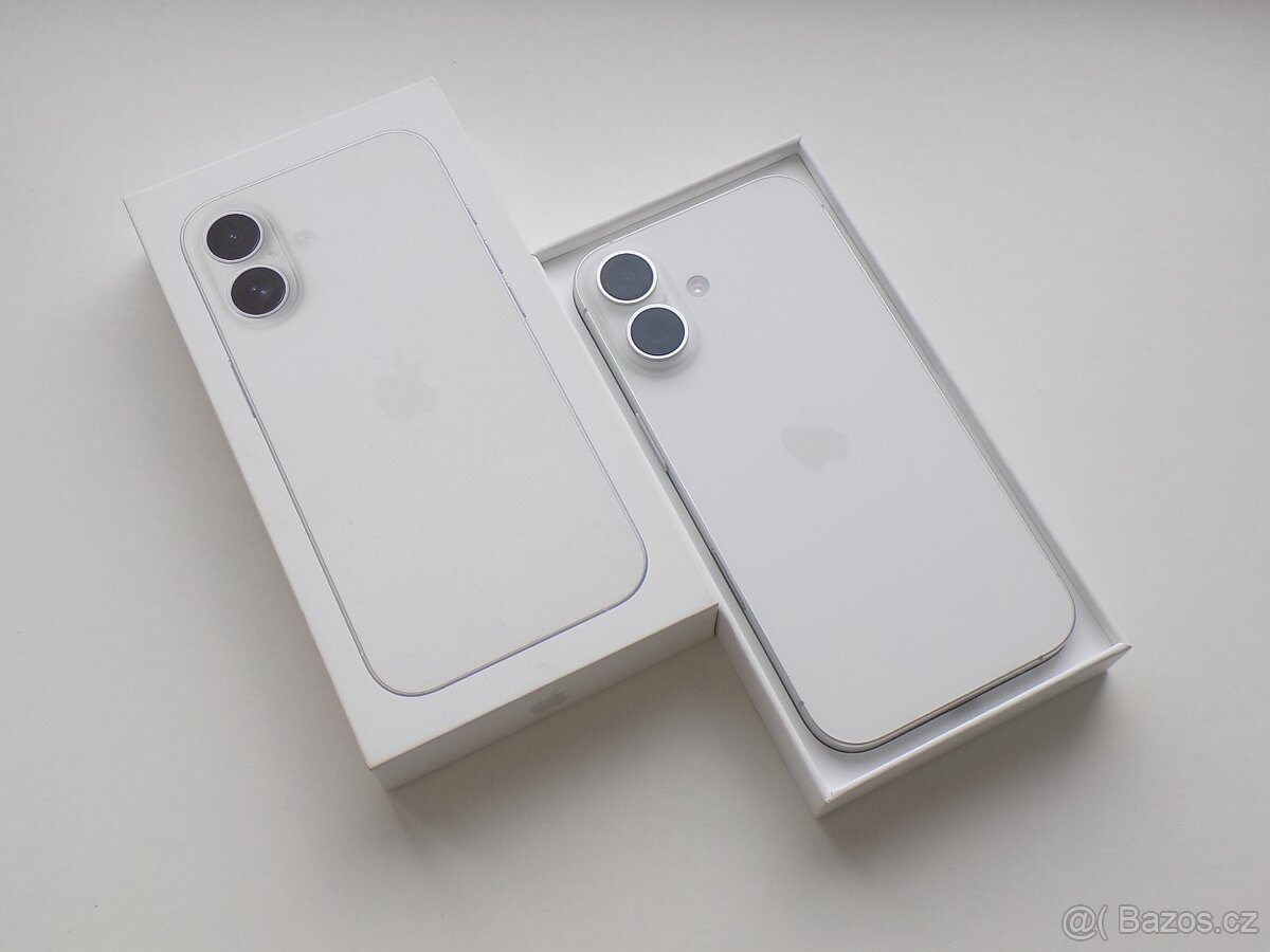 APPLE iPhone 16 128GB Bílý - ZÁRUKA 12 MĚSÍCŮ - JAKO NOVÝ - 2