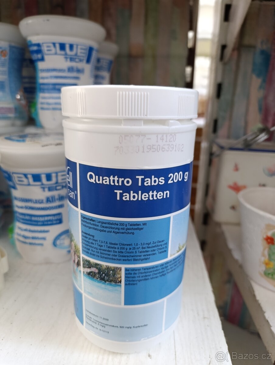 Multifunkční tablety do bazénu. - 2