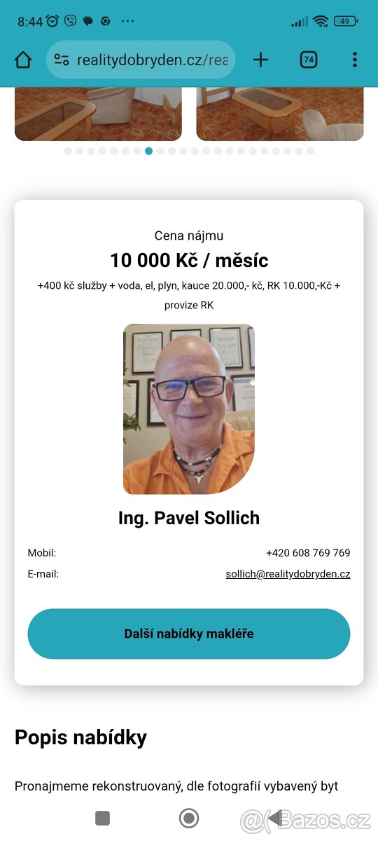 Pronájem bytu 2+1 Suché Lazce - 2