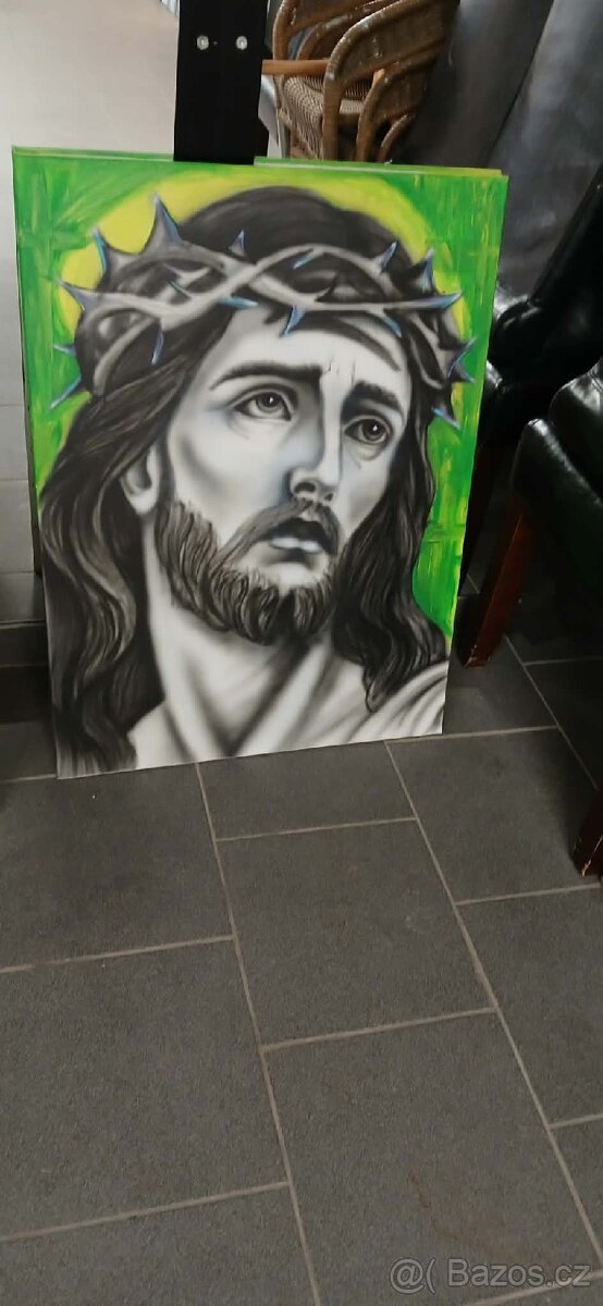 Prodám 2 ručně malované obrazy- airbrush - 2