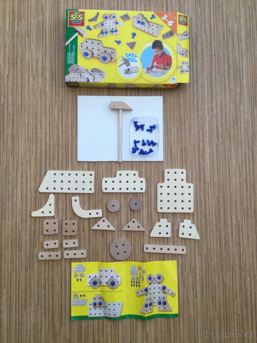 Zatloukací stavebnice a stavebnice 4 v 1 - 2