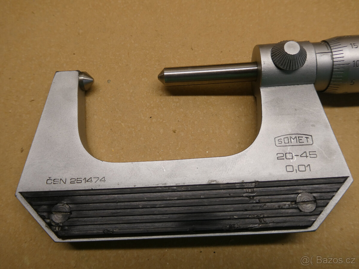 Mikrometr s kuželovými doteky - 2
