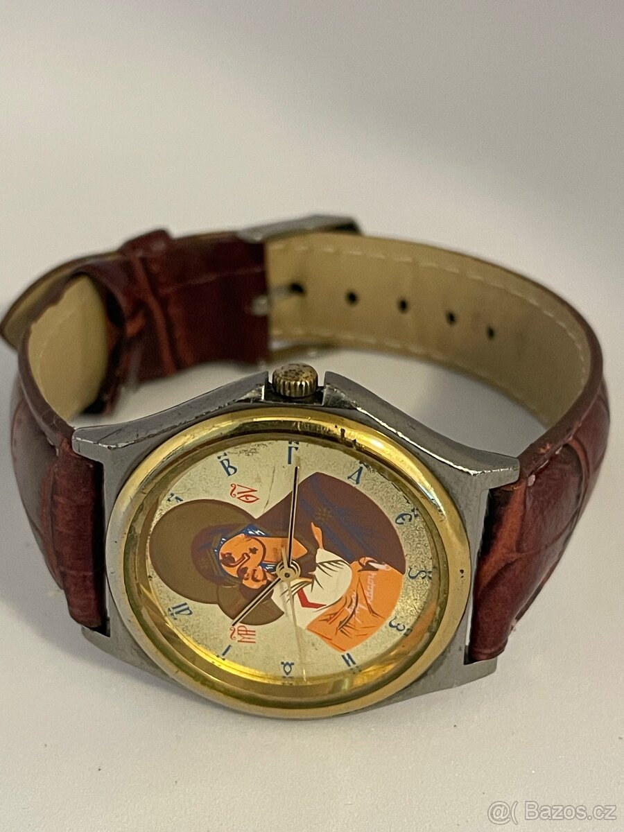 Luch quartz hodinky – ikona Bohorodičky - 2