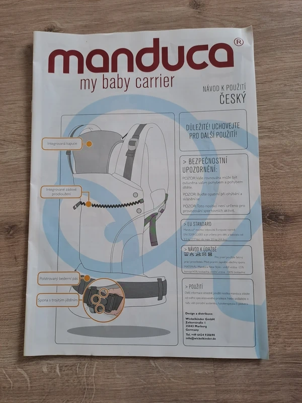 Nosítko Manduca - 2