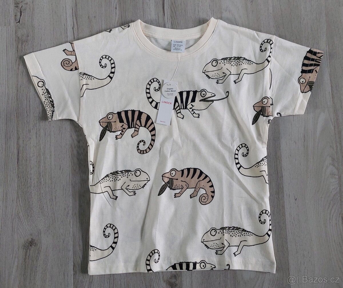 Nová trika Lindex vel. 110/116 - 2