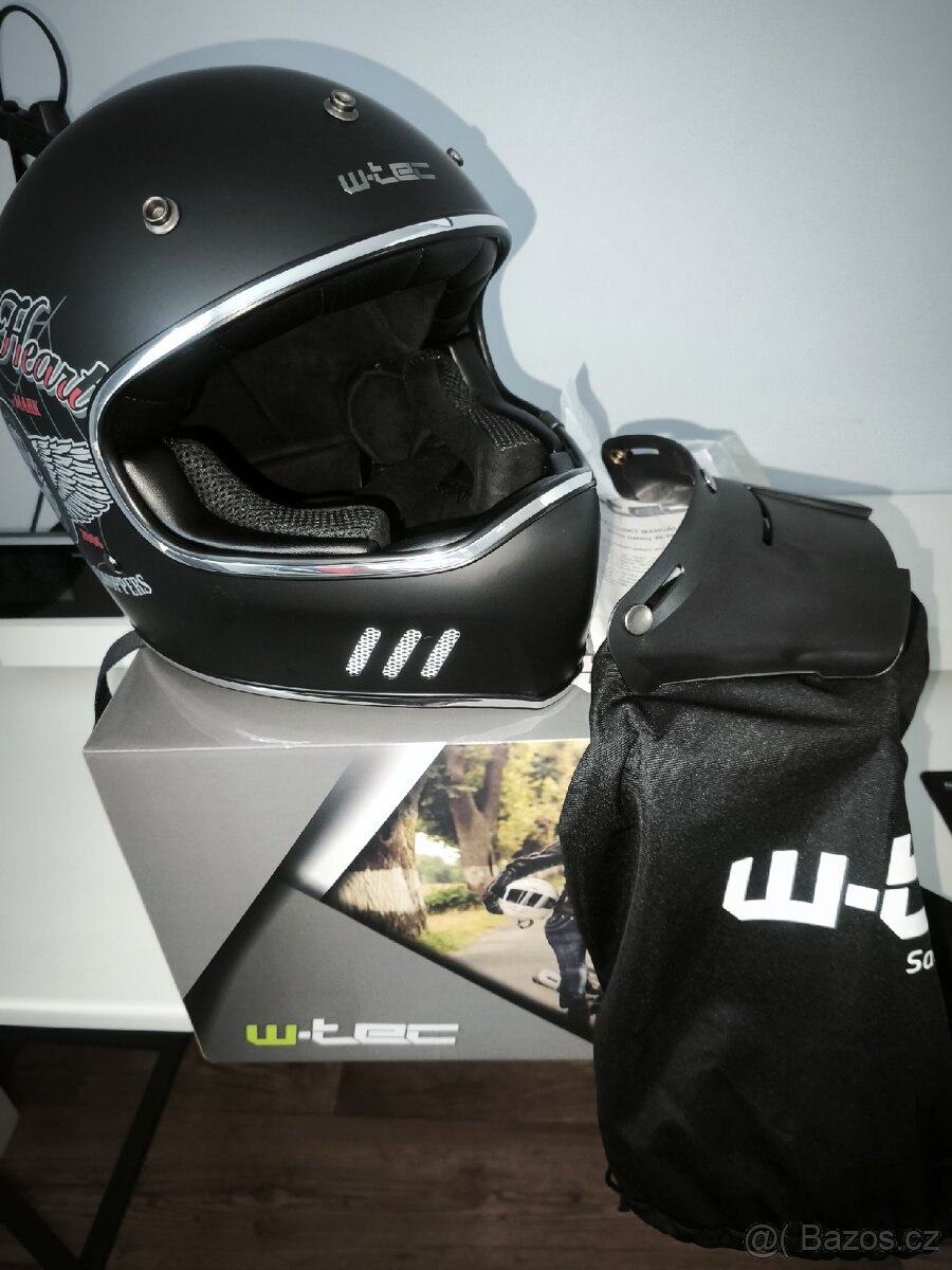 Přilba W-TEC s kšiltem vel. M - 2