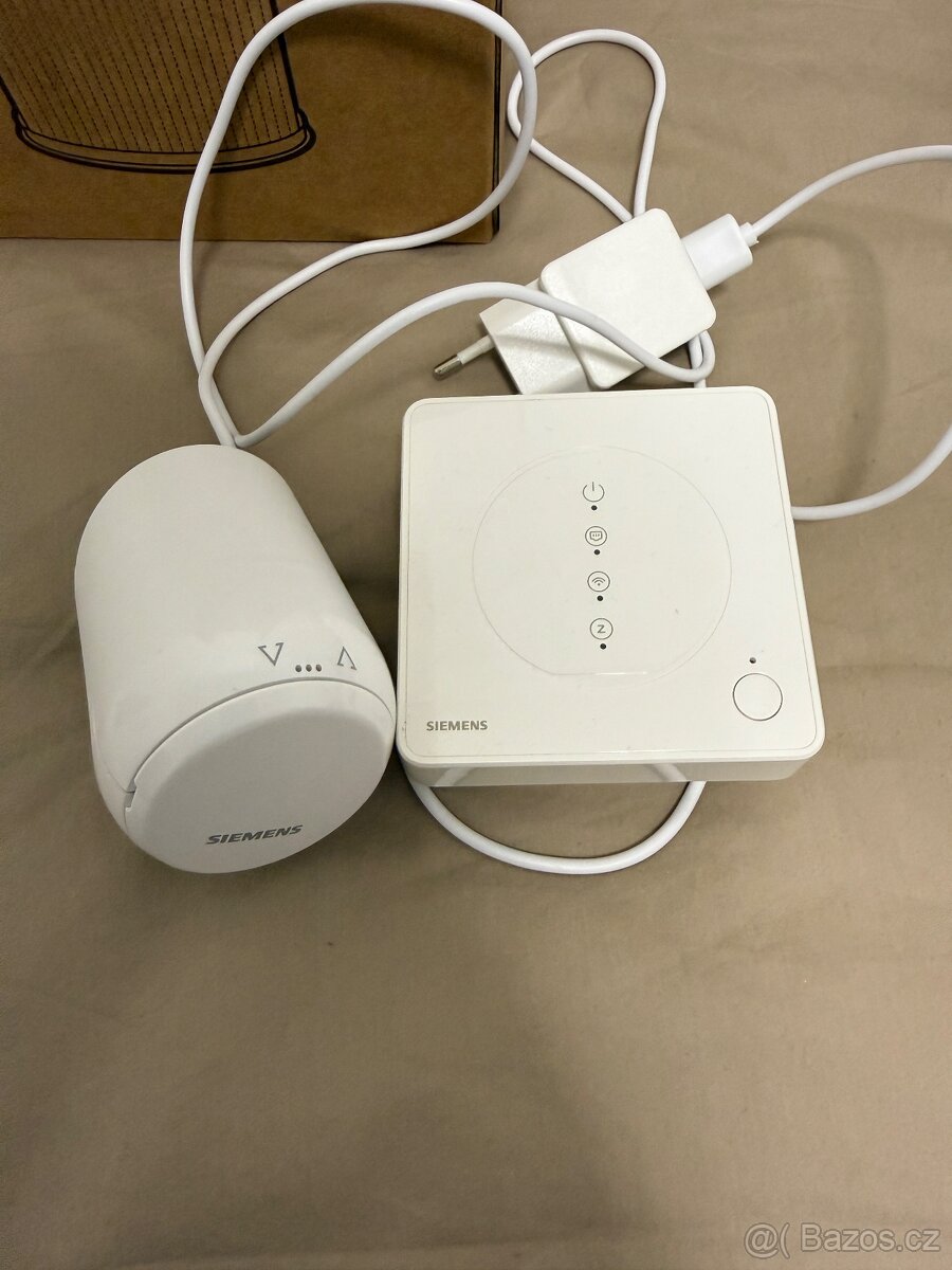 smart termostatické hlavice Siemens SA911.02ZB + gateway - 2