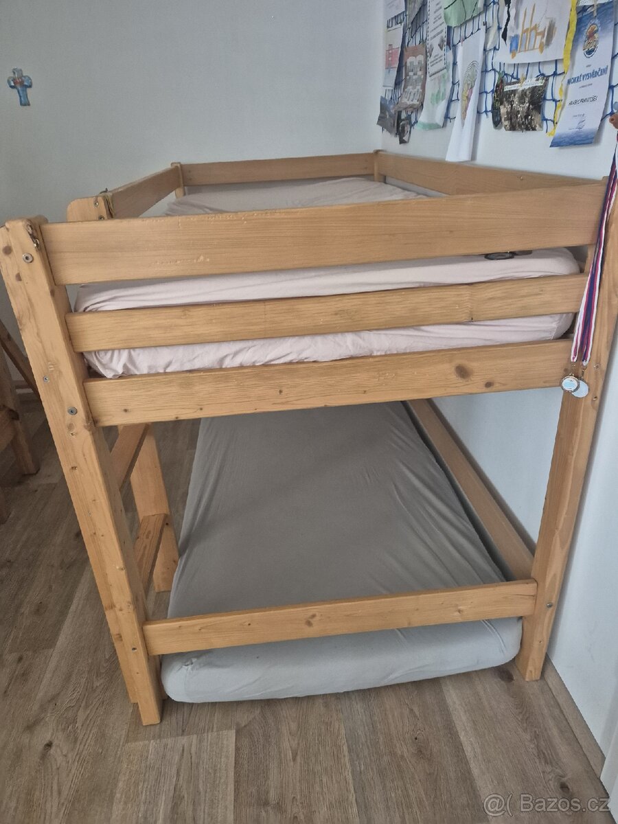 Vyvýšená postel 90x200 - 2