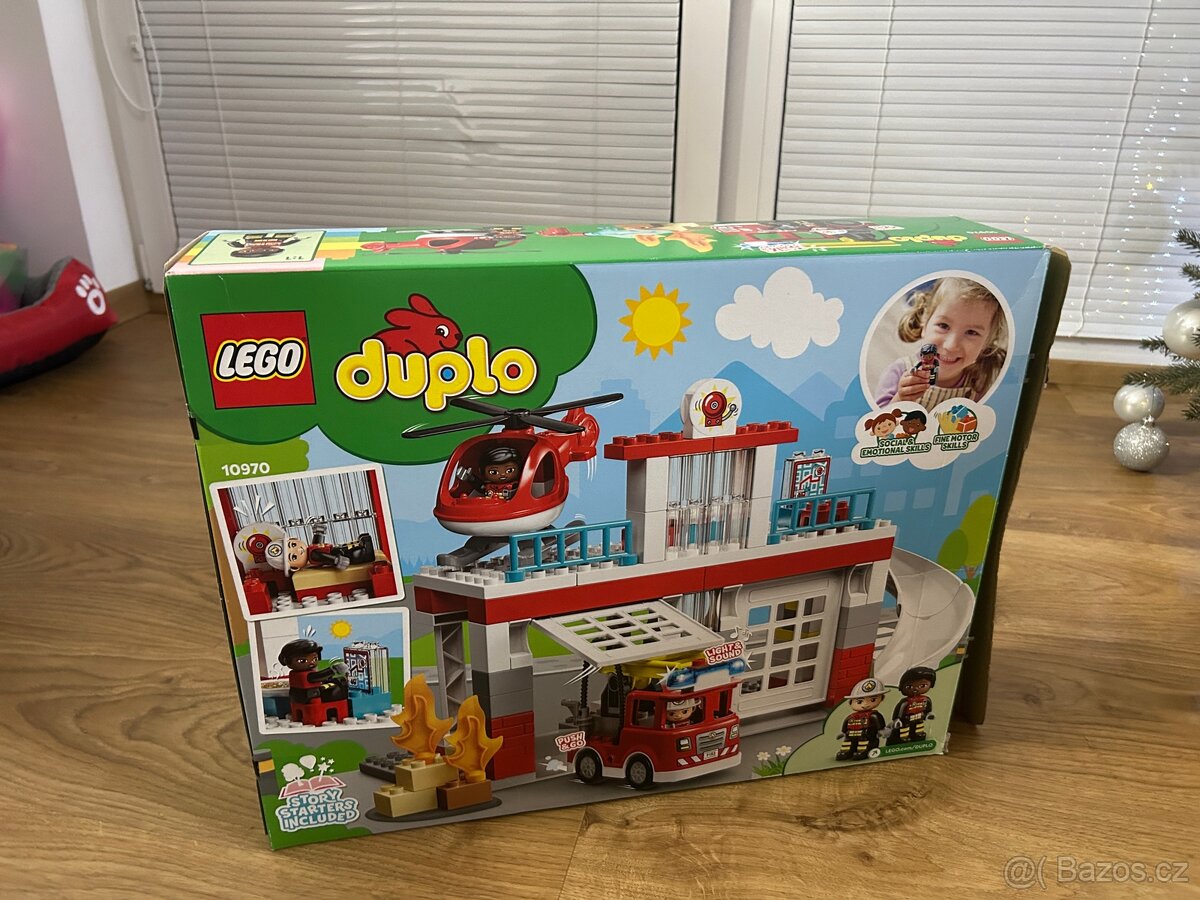 LEGO Duplo Hasičská stanice a vrtulník 10970 (kompletní) - 2