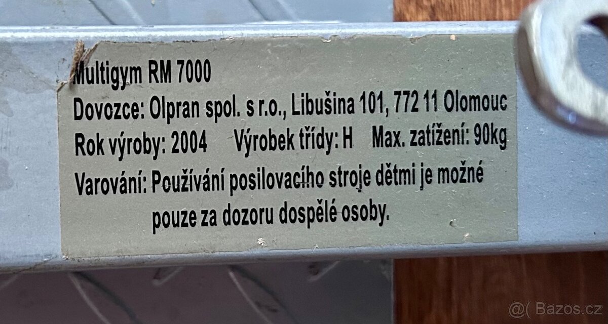 Posilovací stroj - 2