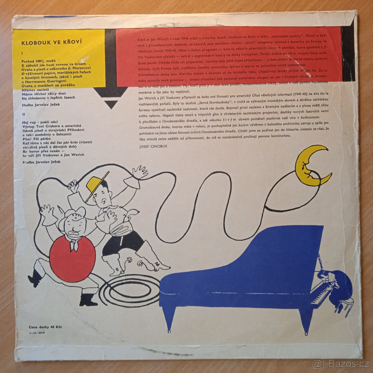 LP Voskovec + Werich KLOBOUK VE KŘOVÍ - 2