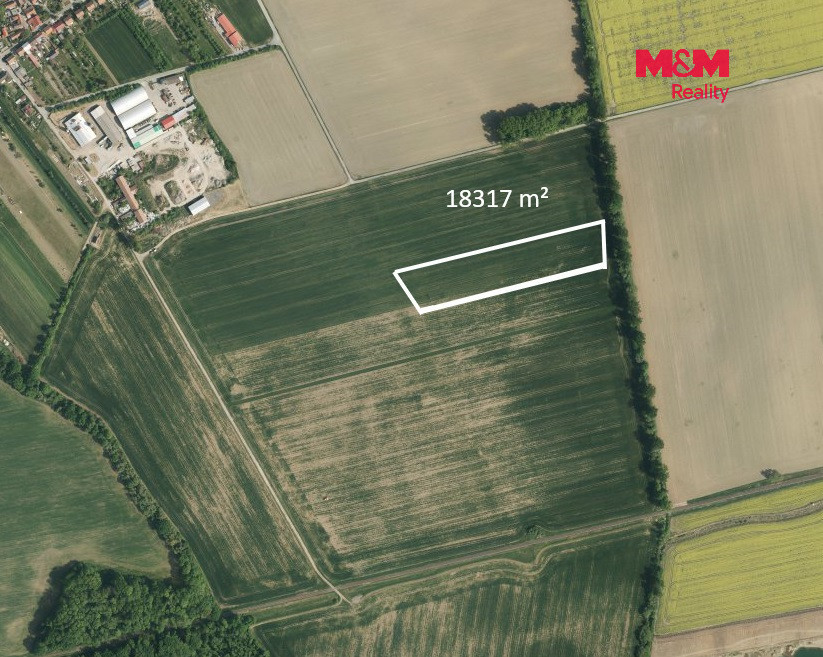 Prodej pole, 18317 m², Bílany - 2