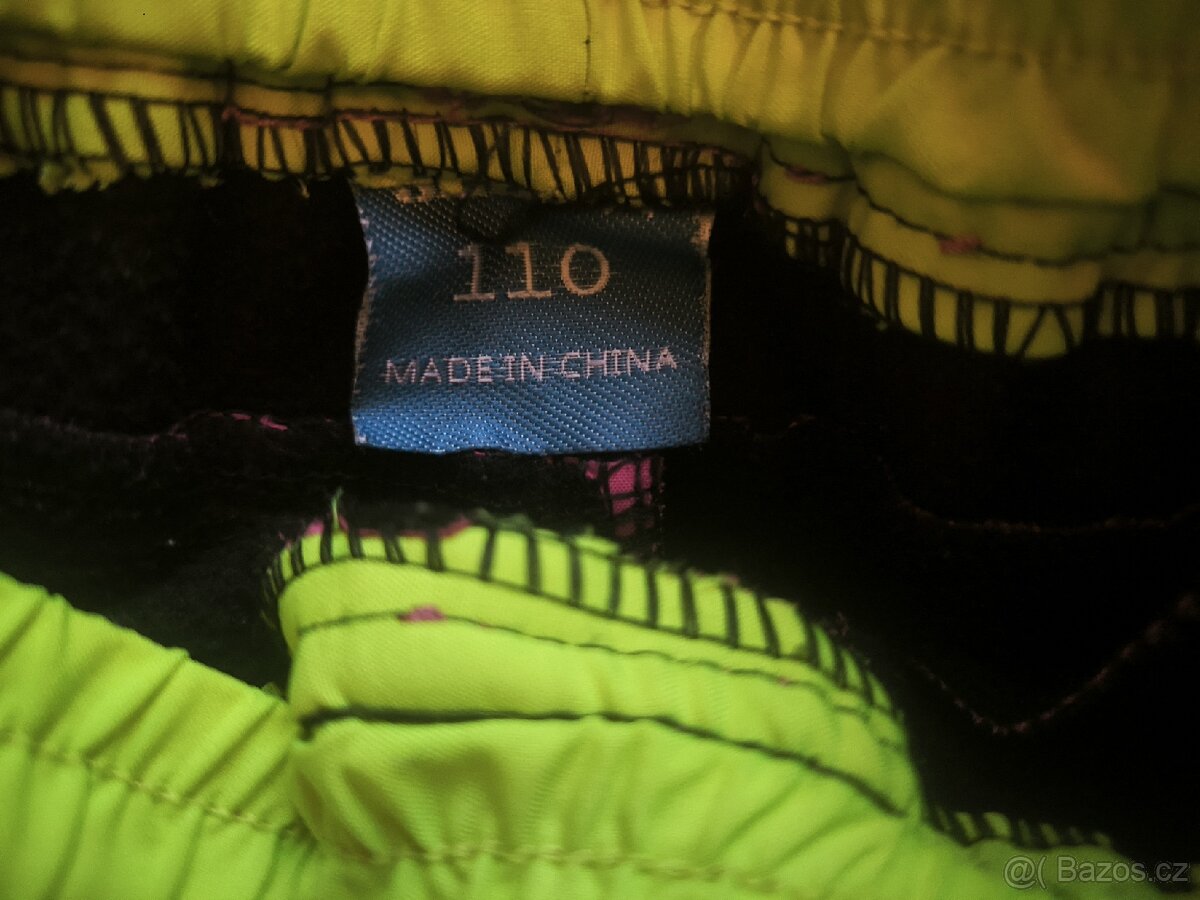 Dívčí softshell kalhoty vyteplené, vel 110 - 2