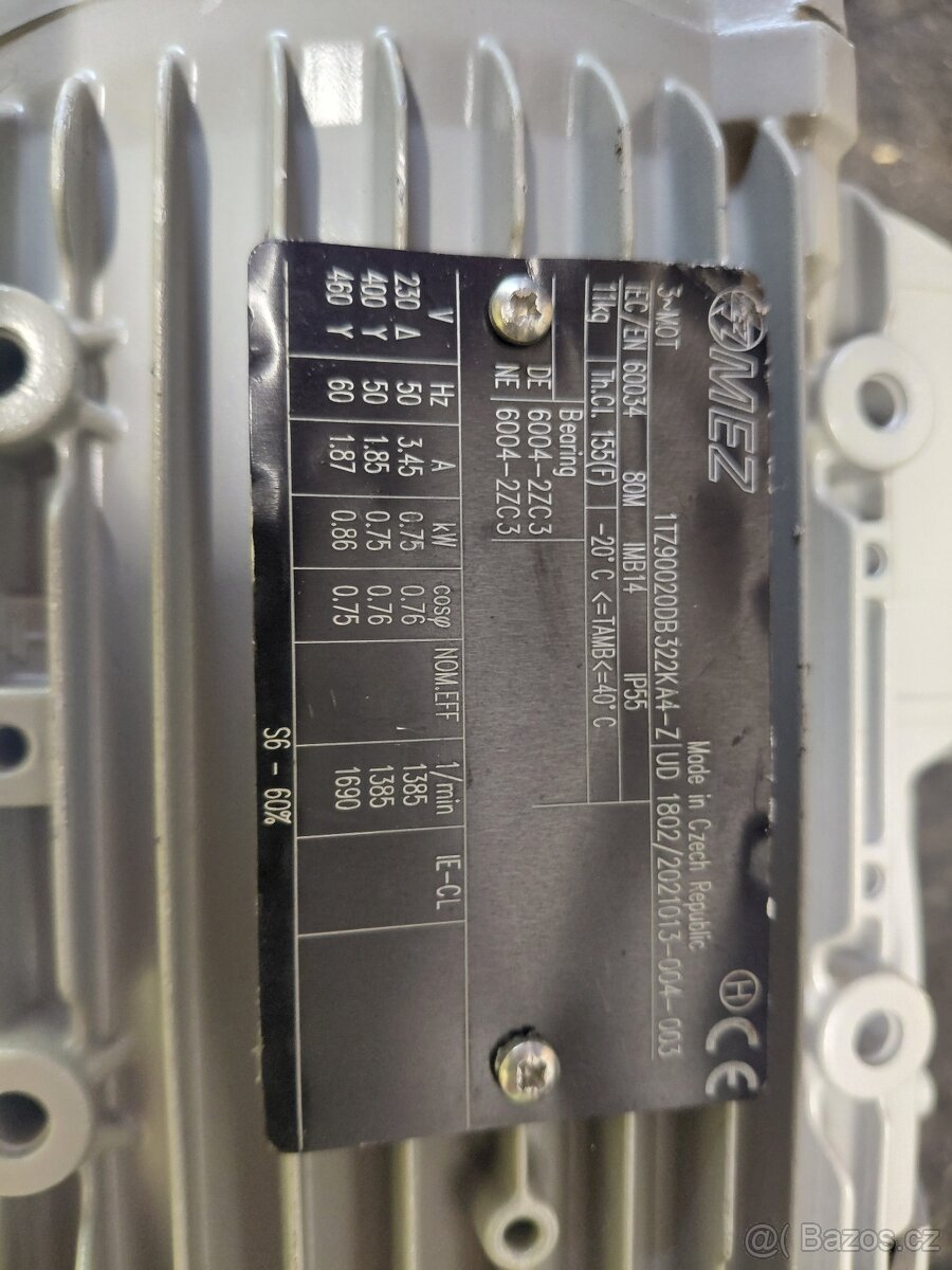 Motor Mez 0.75 kw - 2