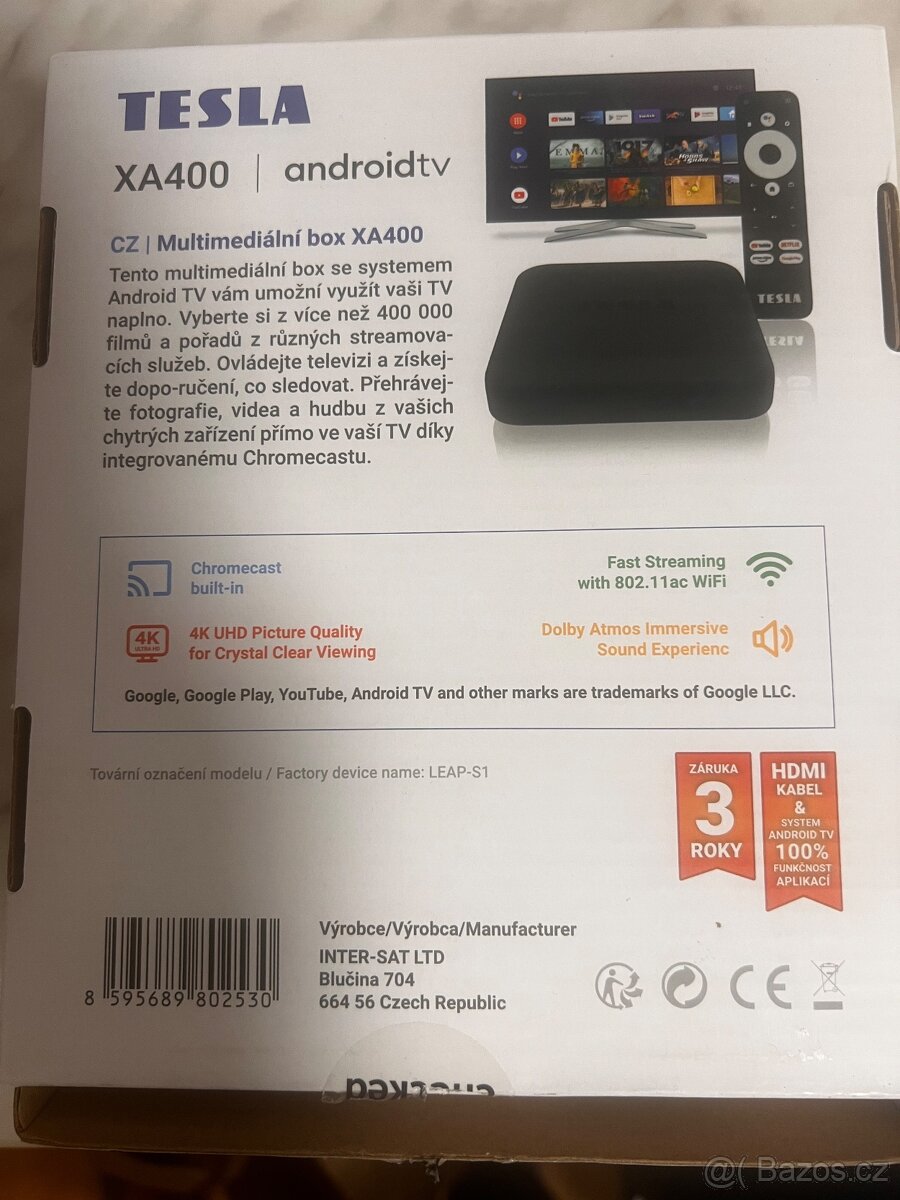 TESLA XA400 Android TV Box 4K - 2
