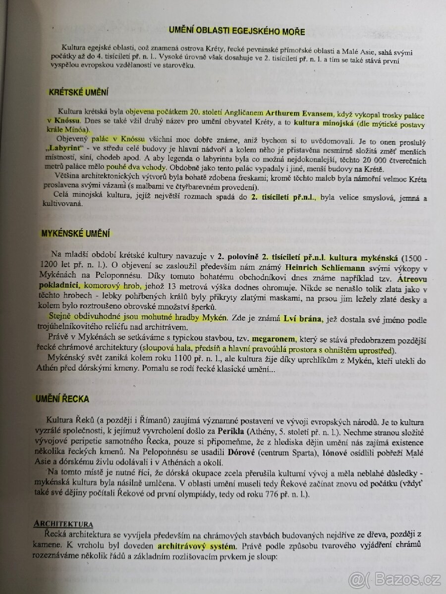 Prokop, V. Kapitoly z dějin výtvarného umění pro SŠ - 2