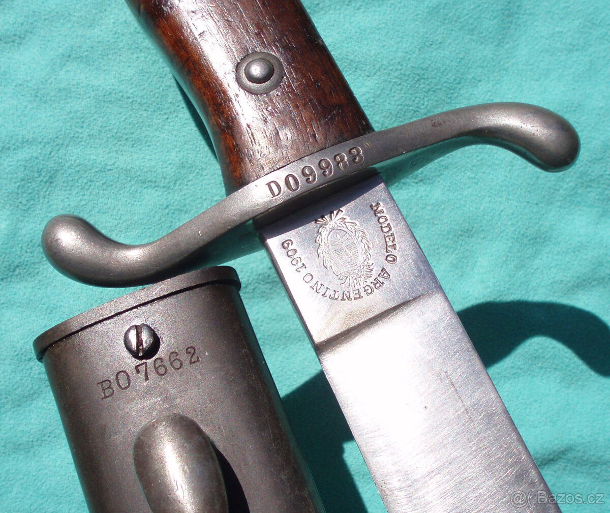 Argentinská vojenská mačeta/tesák M1909 - 2