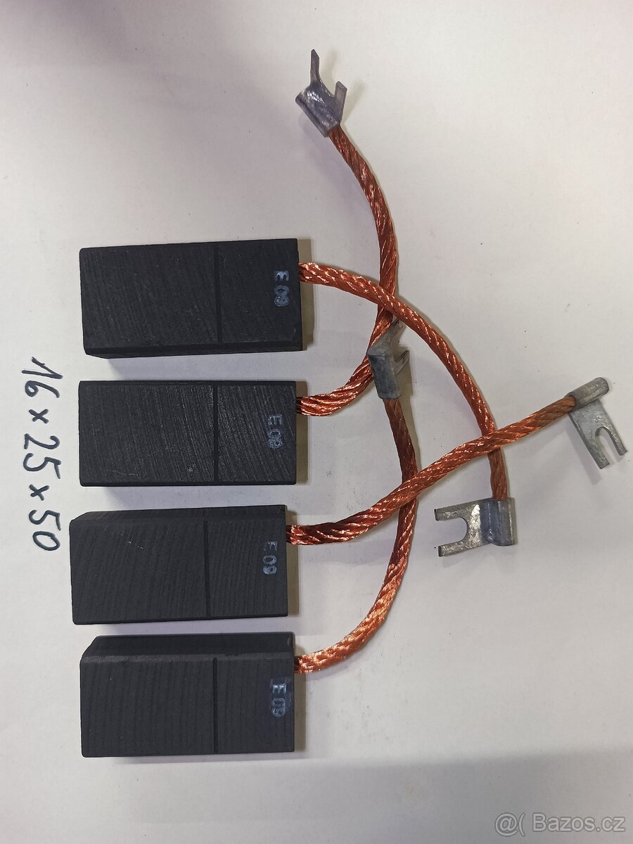 Uhlíky , kartáče 16 x 25 x 50 - 2