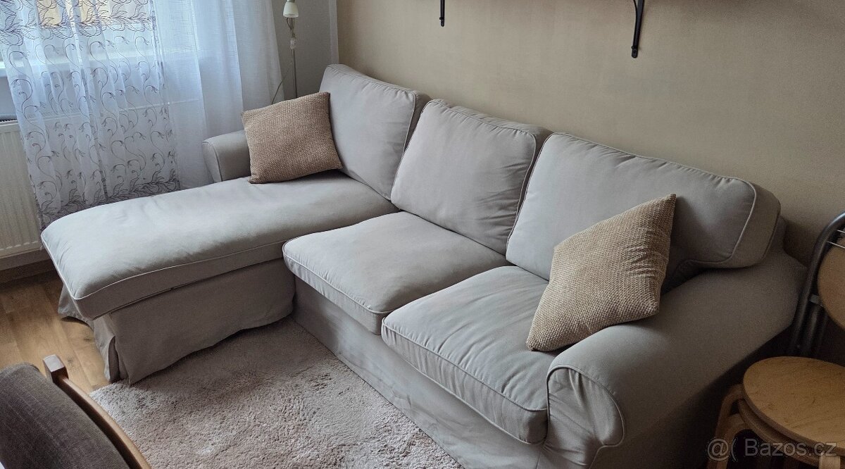 EKTORP 3místná pohovka s lenoškou - IKEA - 2